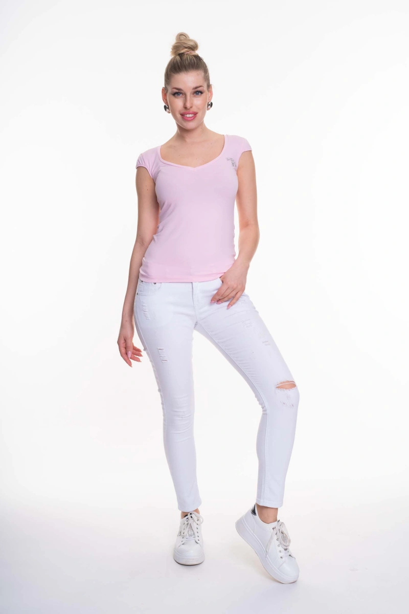 Mayo Chix Kamerun strasszos póló - Image 4