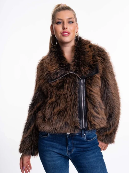 Mayo Chix Solid műszőrme kabát