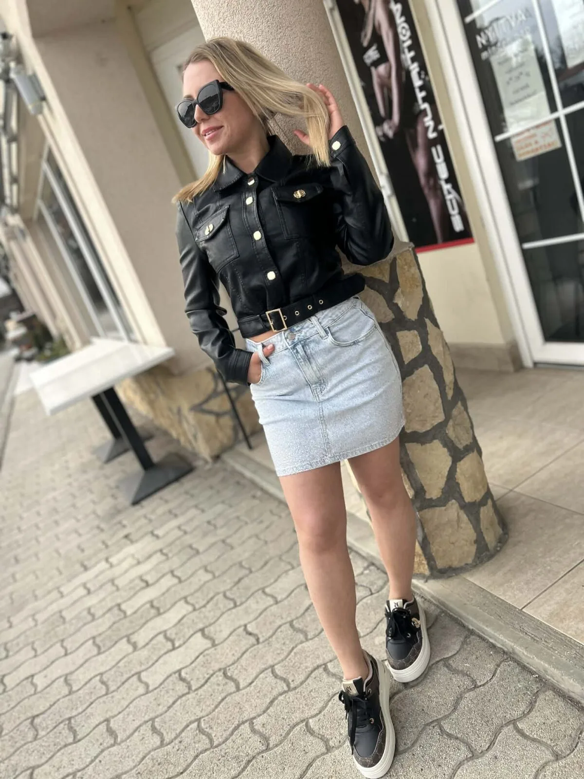 Francia Farmerszoknya