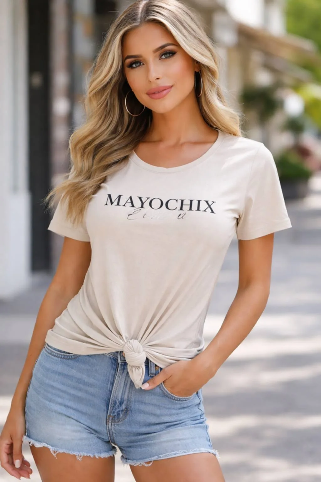 Mayo Chix áfonya póló