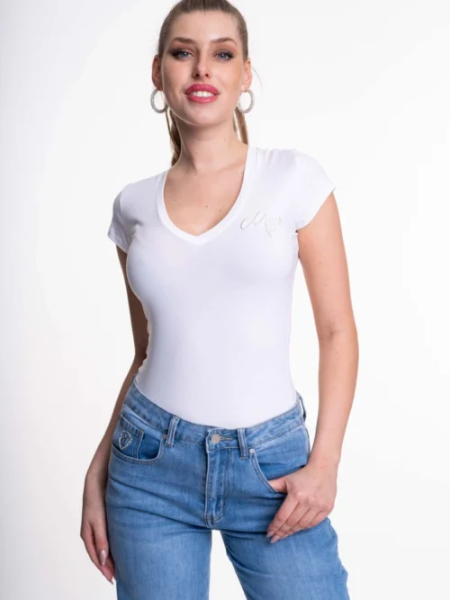 Mayo Chix Vento hímzett póló